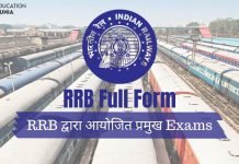 RRB Full Form RRB द्वारा आयोजित प्रमुख Exams…? rrb full form