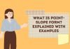 What is Point-slope form? Explained with Examples point slope form