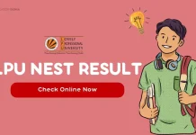 LPU NEST Result 2025 Released, Check Cut-Off Now lpu nest result