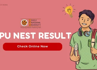 LPU NEST Result 2025 Released, Check Cut-Off Now lpu nest result