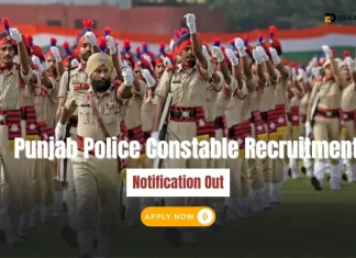 Punjab Police Constable Recruitment 2025 Notification Out Apply Online punjab police constable recruitment