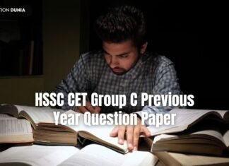 HSSC CET Group C Previous Year Question Paper HSSC CET Group C Previous Year Question Paper