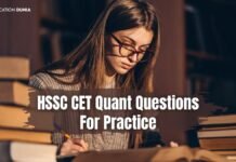 HSSC CET Quant Questions For Practice – Boost Your Preparation HSSC CET Quant Questions For Practice